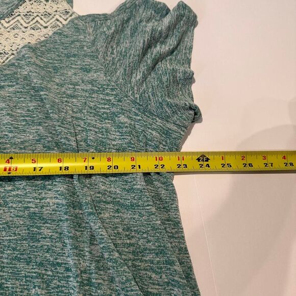 Faded-glory Women's‎ Green and Blue Blouse - Picture 4 of 5